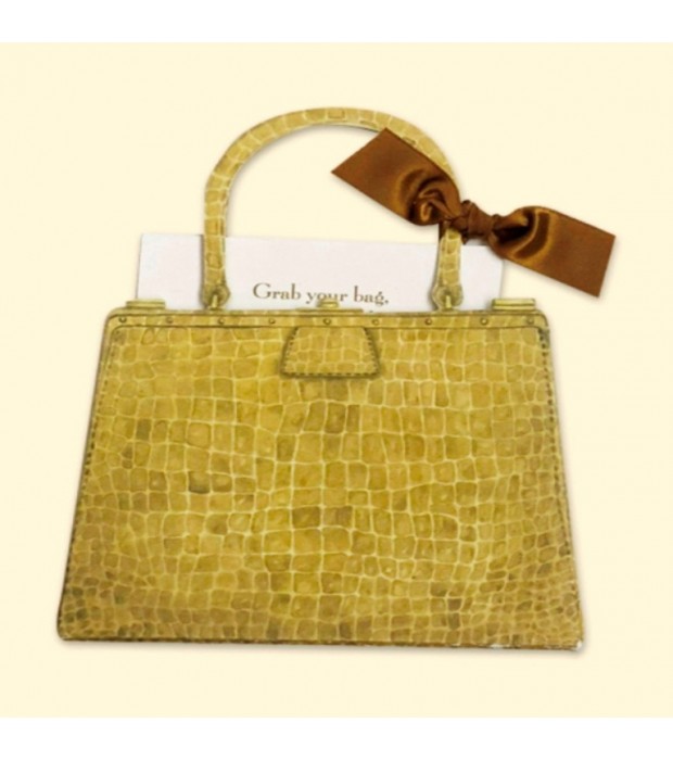 Crocodile Bag Card