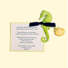 Seahorse Seafoam Card