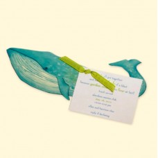 Whale invitation card