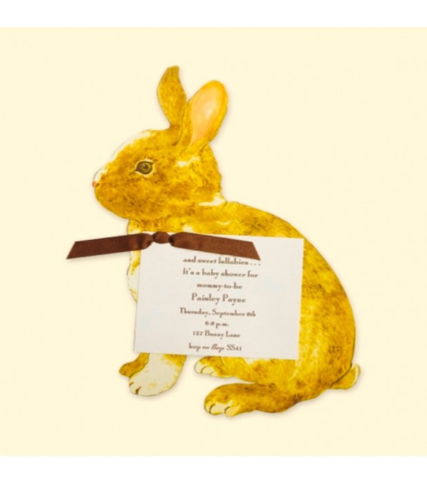 Brown Rabbit Card