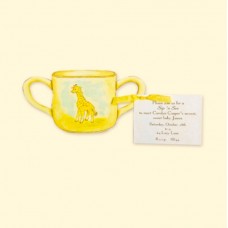 Giraffe Baby Cup card