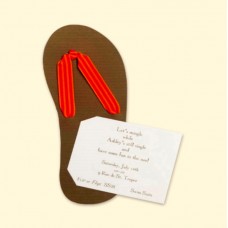 Flip Flop Invitation Card