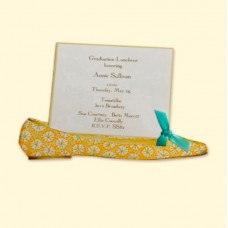 Blue Flat Invitation Card