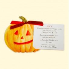 Carved Pumpkin Card